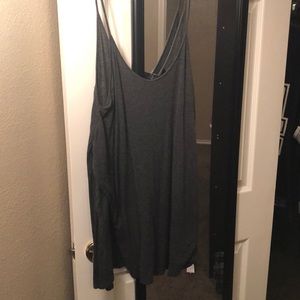 Grey spaghetti strap shirt